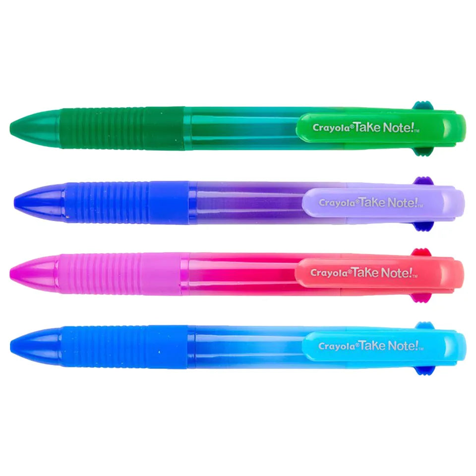 Crayola Take Note! Washable Gel Pens Ombre – 4 Pcs