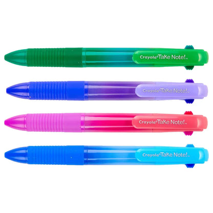 Crayola Take Note! Washable Gel Pens Ombre – 4 Pcs