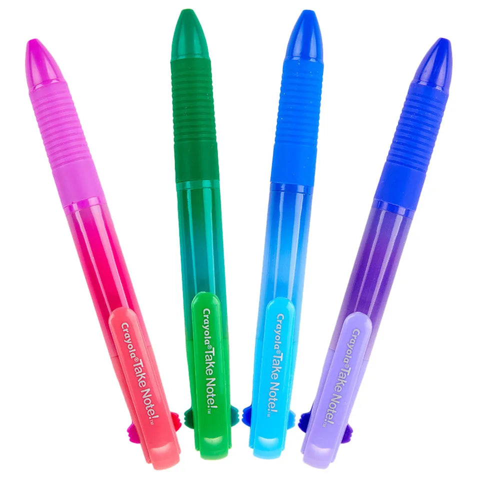 Crayola Take Note! Washable Gel Pens Ombre – 4 Pcs