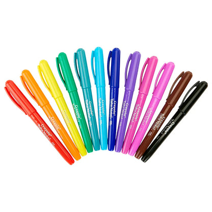 Crayola Water Based Permanent Markers – 12 Pcs
