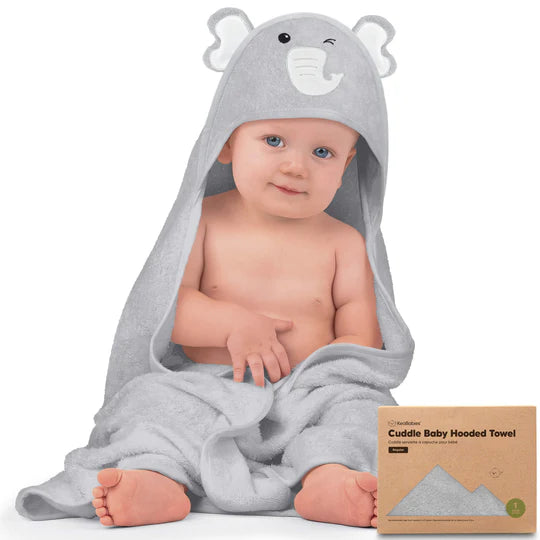 KeaBabies Baby Hooded Towel