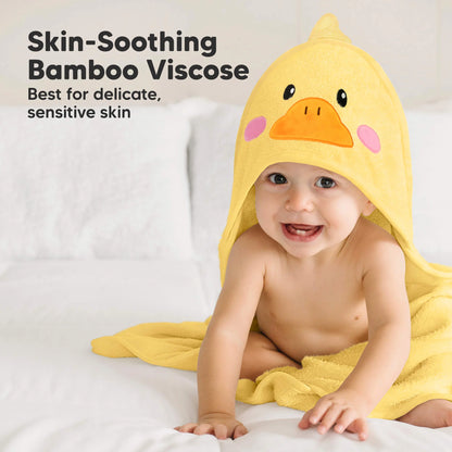 Keababies Cuddle Baby Hooded Towel (Duck)