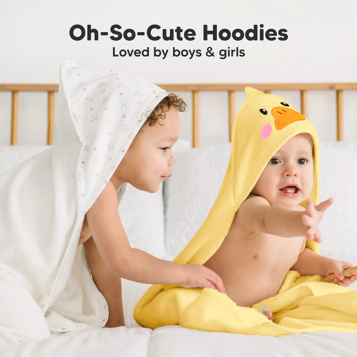 Keababies Cuddle Baby Hooded Towel (Duck)