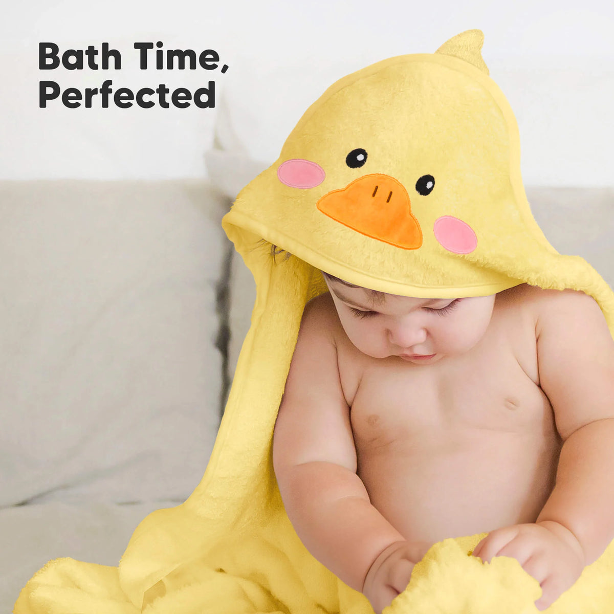Keababies Cuddle Baby Hooded Towel (Duck)