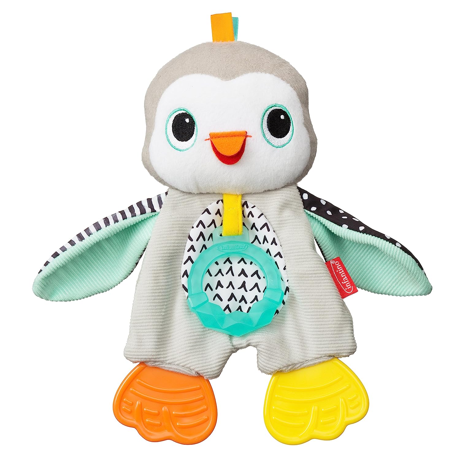 Infantino Cuddly Teether - Penguin.