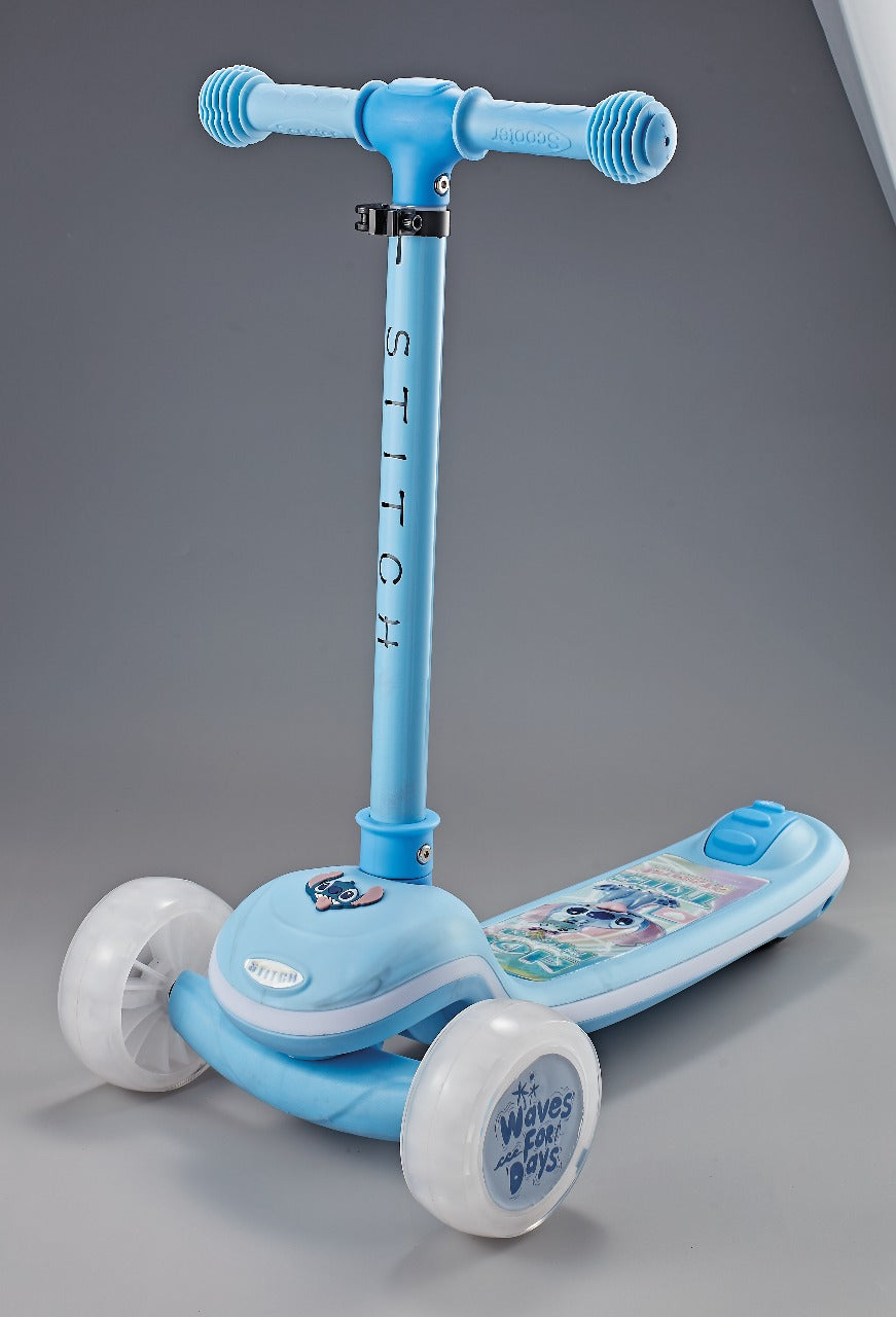 Disney Stitch 3 Wheel Scooter With Multiple Lights