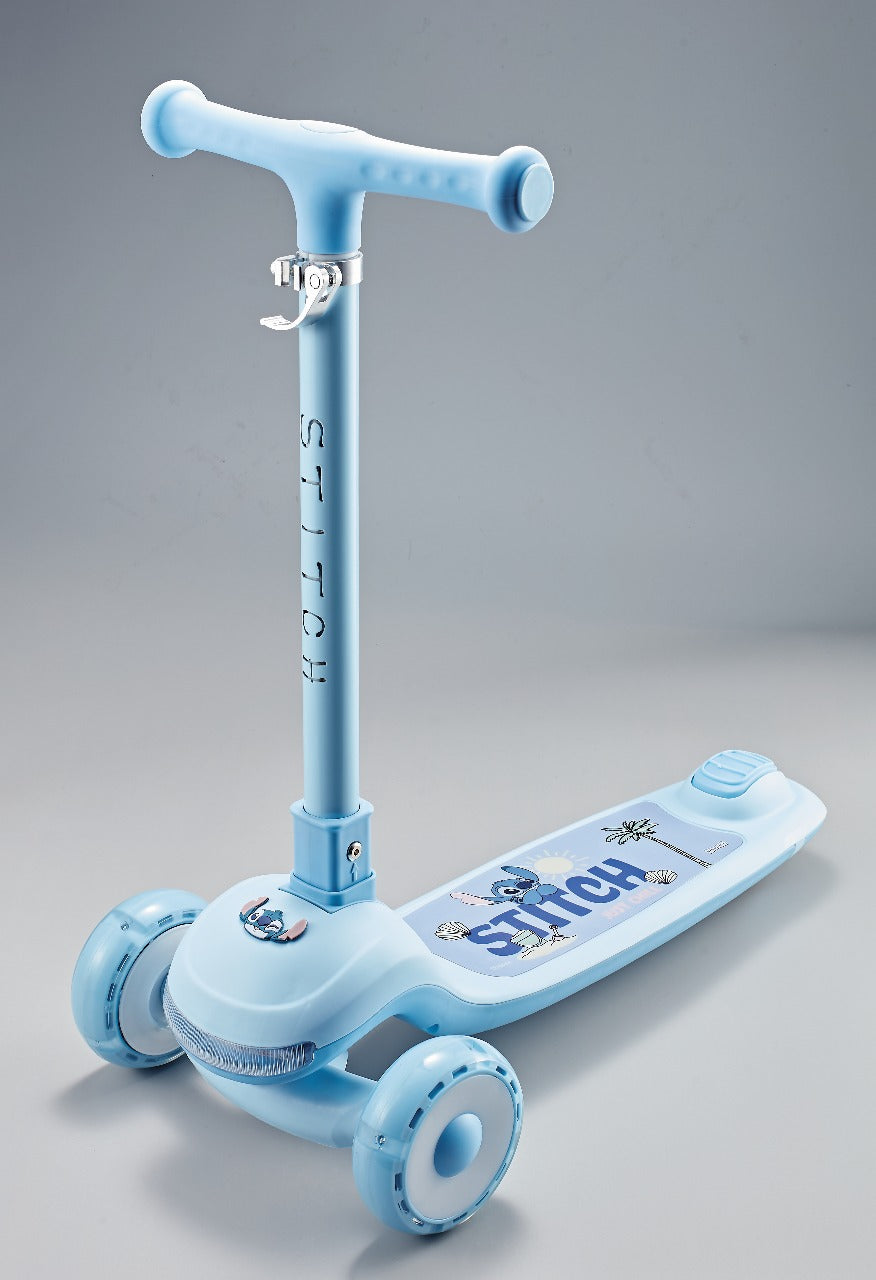 Disney Stitch 3 Wheel Scooter With Single Lights