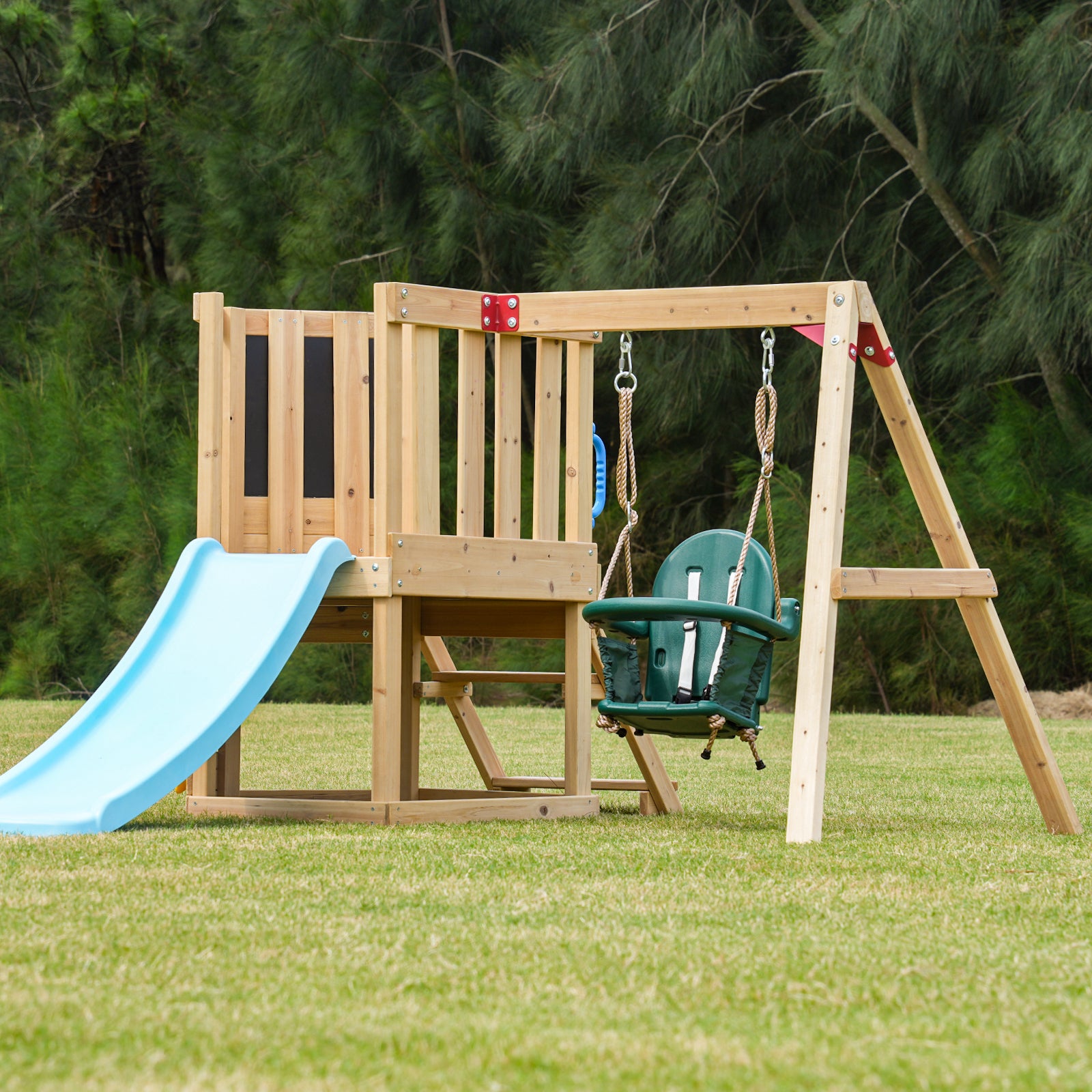 Dynamic Sports Arabian Fox Wooden Swing Set