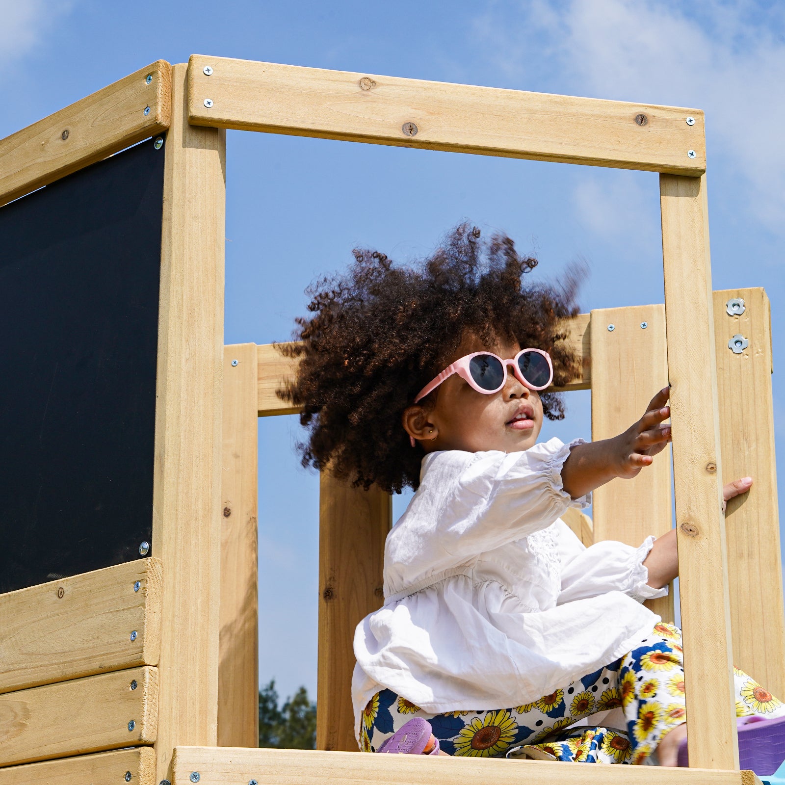 Dynamic Sports Arabian Fox Wooden Swing Set