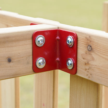 Dynamic Sports Arabian Fox Wooden Swing Set