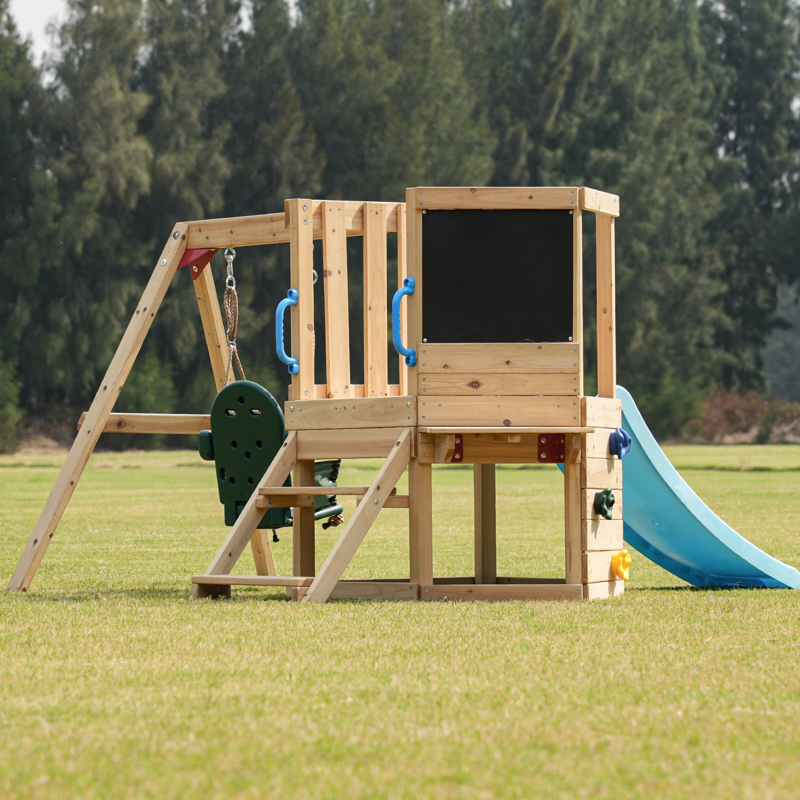 Dynamic Sports Arabian Fox Wooden Swing Set