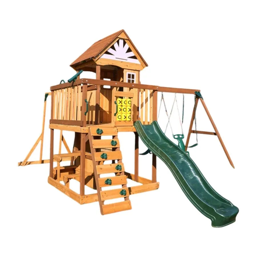 Dynamic Sports Arabian Ibex Wooden Swing Set (30cm (L) x 303cm (W) x 410cm (H))