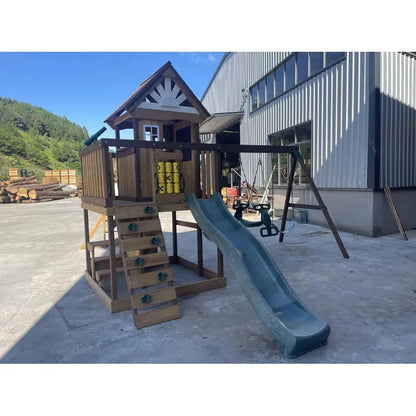 Dynamic Sports Arabian Ibex Wooden Swing Set (30cm (L) x 303cm (W) x 410cm (H))