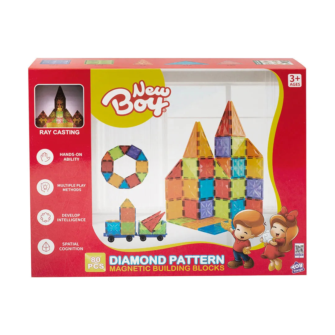 New Boy Magnetic Building Block (80 Pcs)