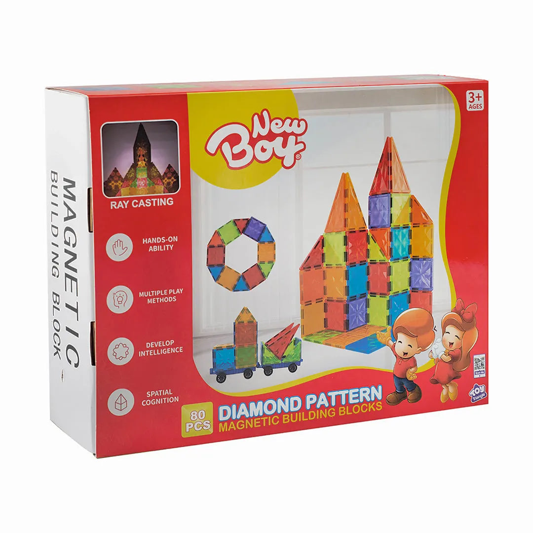 New Boy Magnetic Building Block (80 Pcs)