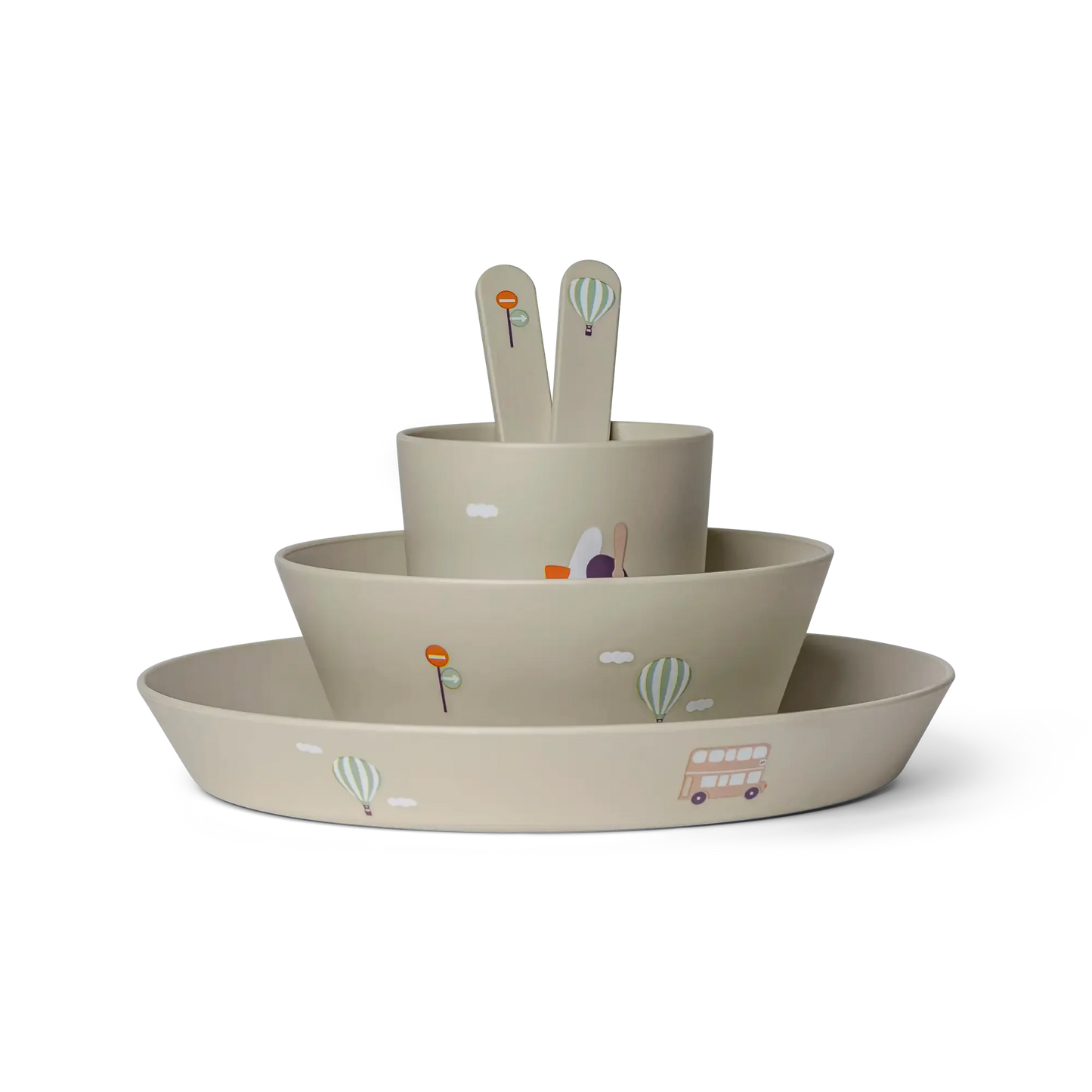 Citron Bio Based Tableware Set