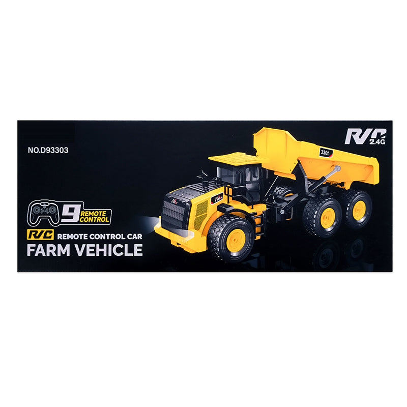 HANFLY - 9-Channel 2.4GHz Remote Control Self-Unloading Dump Truck