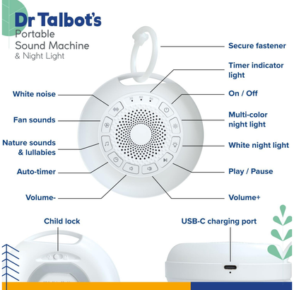 Dr. Talbot's White Noise Machine, Baby Sleep Sound Machine