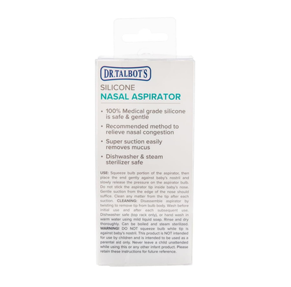 Dr. Talbot's Nasal Aspirator Baby Nose Cleaner with Hygienic Case