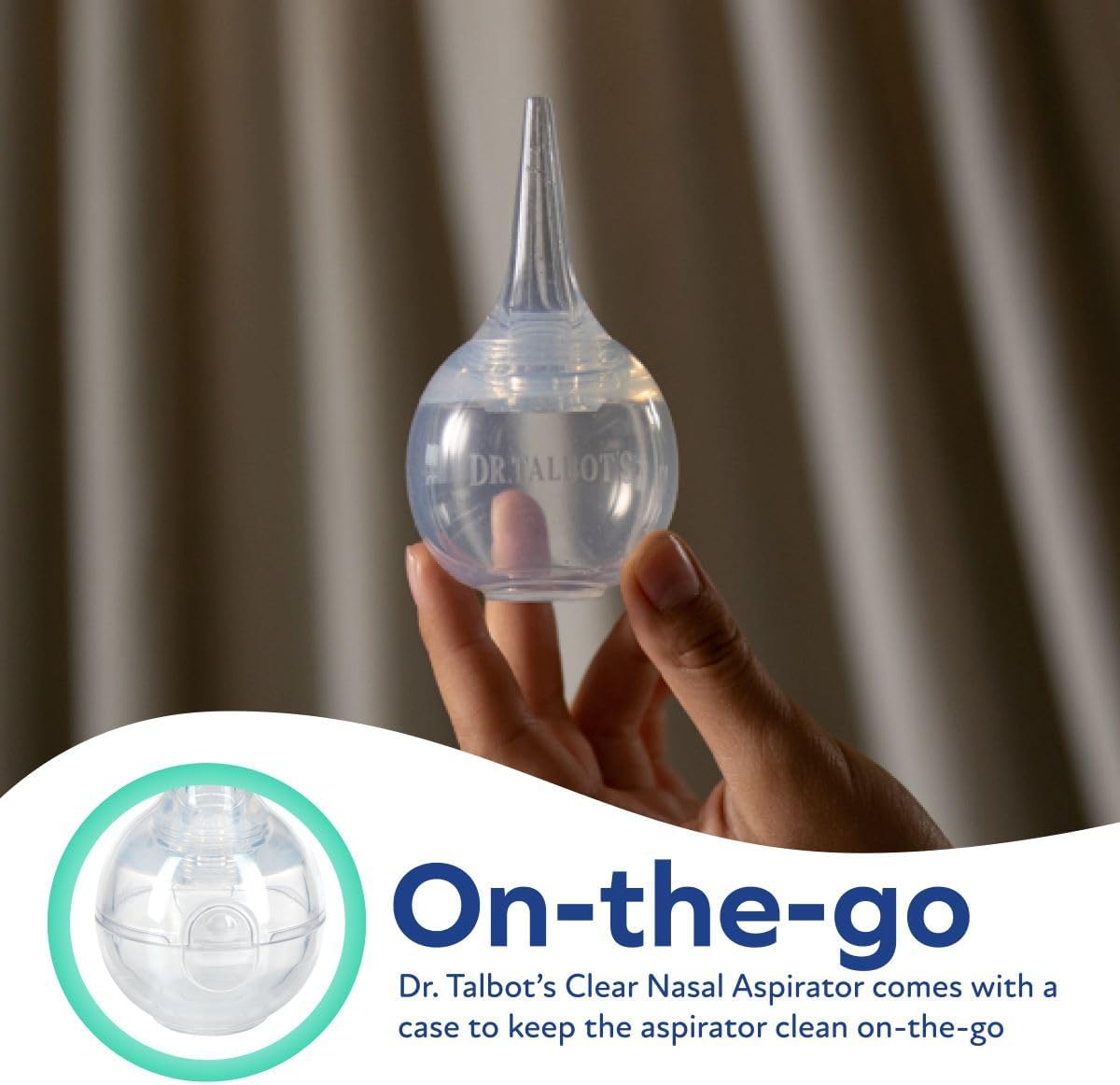 Dr. Talbot's Nasal Aspirator Baby Nose Cleaner with Hygienic Case