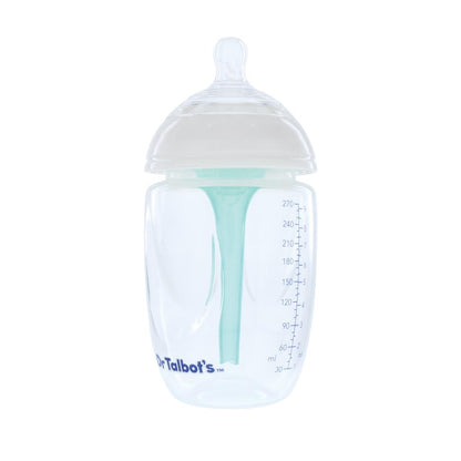 Dr. Talbot's Squeezy Silicone Anti-Colic Bottle (White, 9oz)