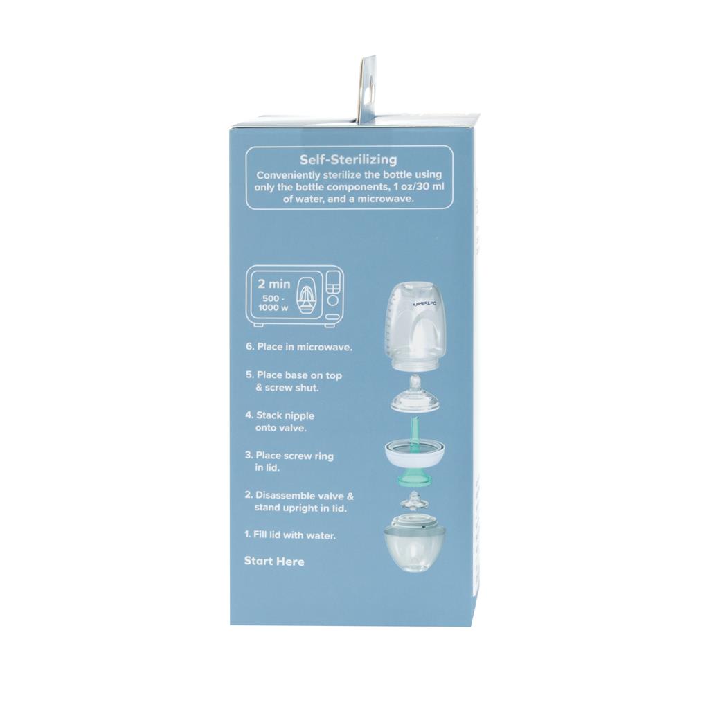Dr. Talbot's Squeezy Silicone Anti-Colic Bottle (White, 9oz)