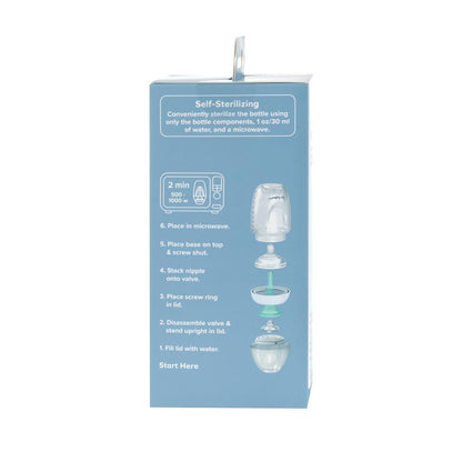Dr. Talbot's Squeezy Silicone Anti-Colic Bottle (White, 9oz)