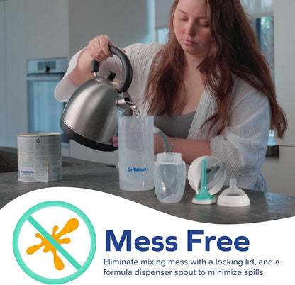 Dr. Talbot's Formula Mixer Container - Baby Formula Mixing Bottle with Storage
