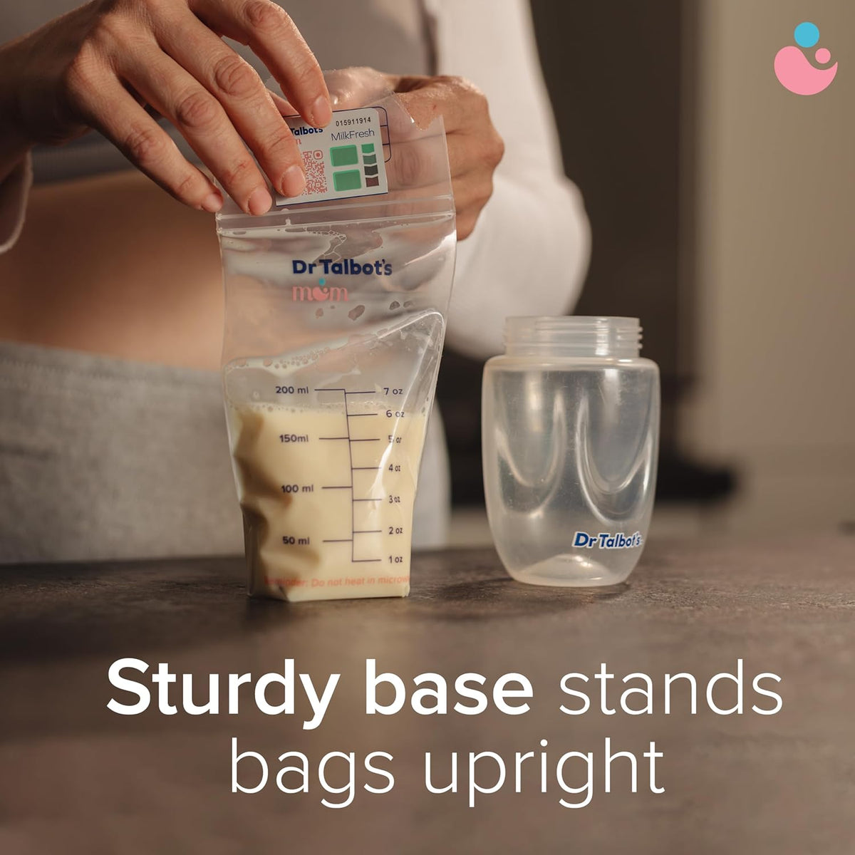 Dr. Talbot's Breast Milk Storage Bags - Leak Resistant Freezer Bags