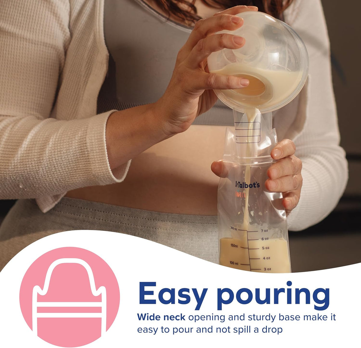 Dr. Talbot's Breast Milk Storage Bags - Leak Resistant Freezer Bags
