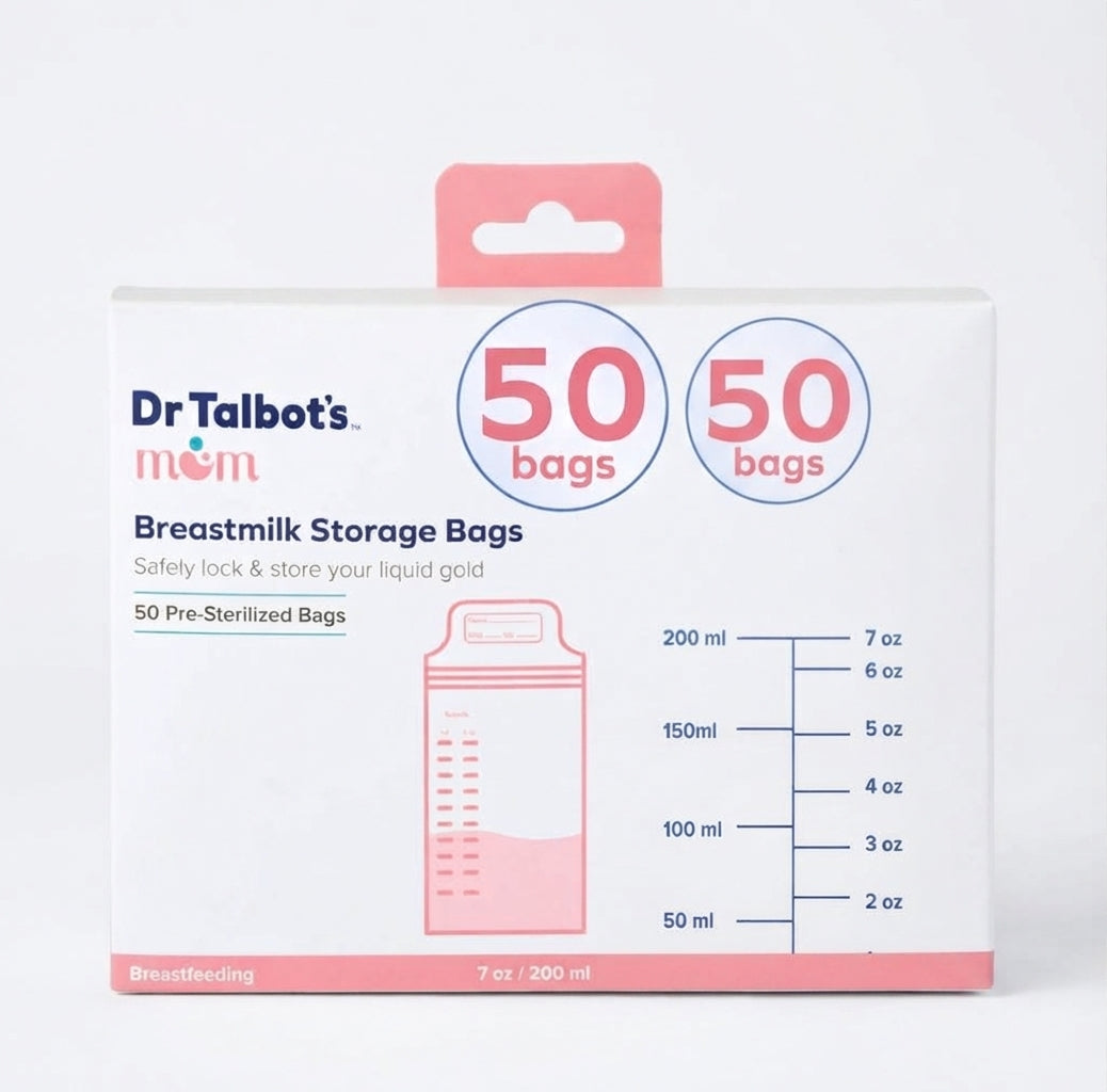 Dr. Talbot's Breast Milk Storage Bags - Leak Resistant Freezer Bags