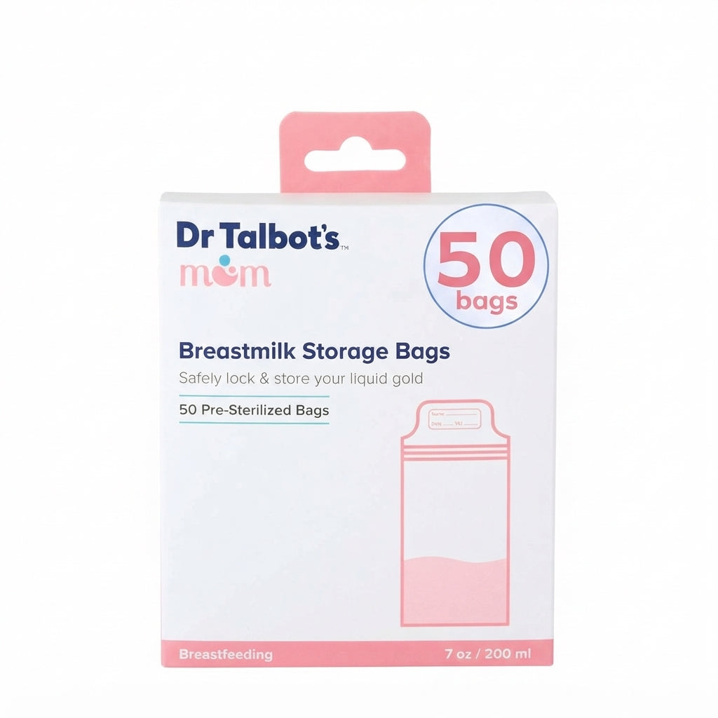Dr. Talbot's Milk Storage Bags with 4 Sensors - Breast Milk Bags