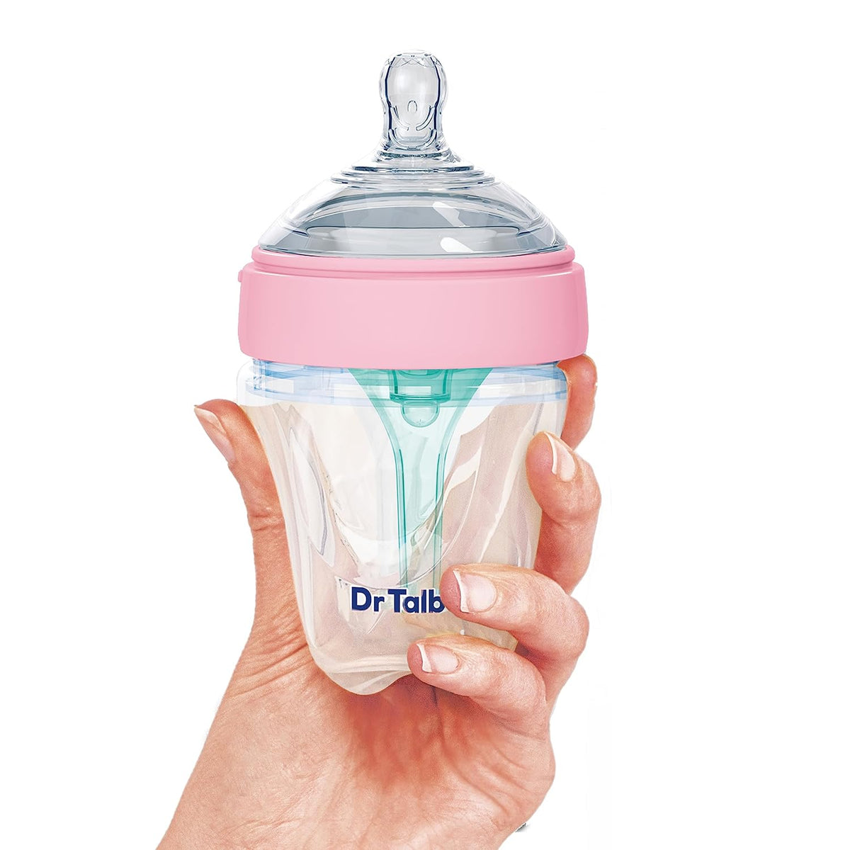 Dr. Talbot's Silicone Anti Colic Bottle (Pink, 5oz)