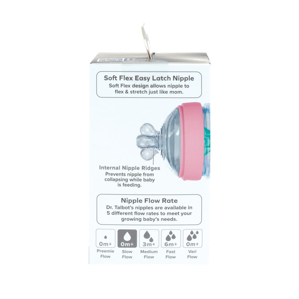Dr. Talbot's Silicone Anti Colic Bottle (Pink, 5oz)