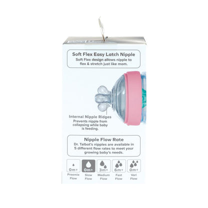 Dr. Talbot's Silicone Anti Colic Bottle (Pink, 5oz)