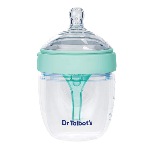 Dr. Talbot's Silicone Anti Colic Bottle (5oz, Aqua)