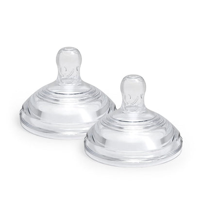Dr. Talbot's Silicone Bottle Nipples Feeding Nipples (Fast Flow) - Pack of 2