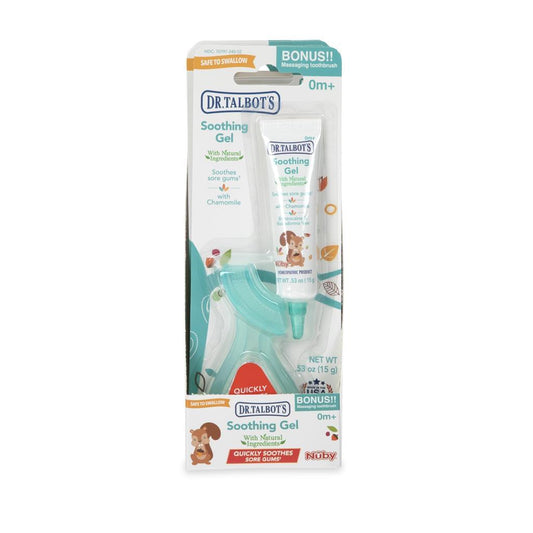 Dr. Talbot's Homeopathic Teething Gel & Silicone Gum Massager (15g)