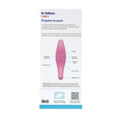 Dr. Talbot's Silicone Perineal Massage Wand, Prenatal Birth Preparation