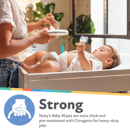 Dr. Talbot's Nuby Soothing Baby Wipes Gentle Sensitive Skin Cleaning Wipes