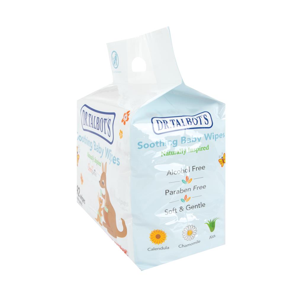 Dr. Talbot's Baby Wipes Soft Gentle Diaper Changing Wipes - Pack of 3