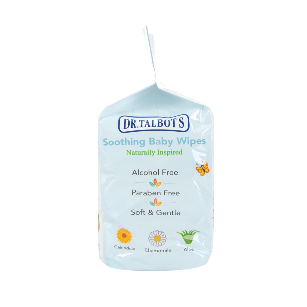 Dr. Talbot's Baby Wipes Soft Gentle Diaper Changing Wipes - Pack of 3