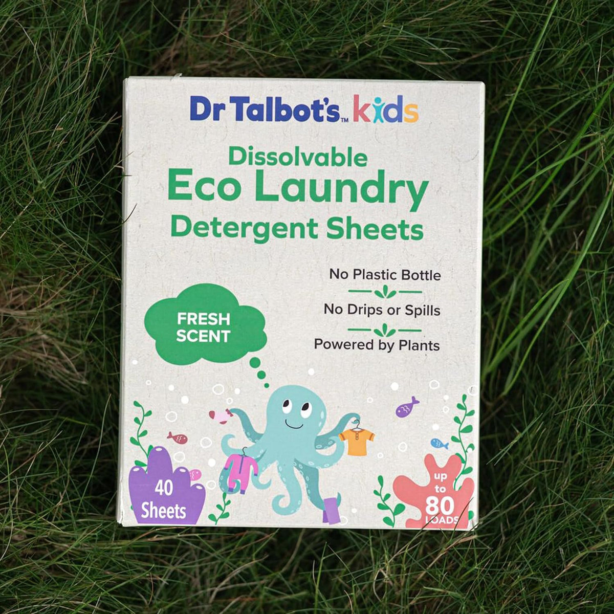 Dr. Talbot's Baby Laundry Detergent Sheets - Unscented Gentle Formula