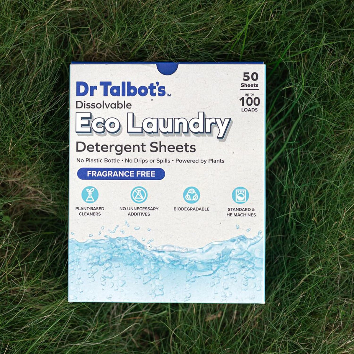 Dr. Talbot's Laundry Detergent Sheets - Unscented Plant Based Formula