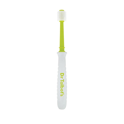 Dr. Talbot's 360° Baby Toothbrush Set, Soft Bristles (Blue & Green) - Pack of 2