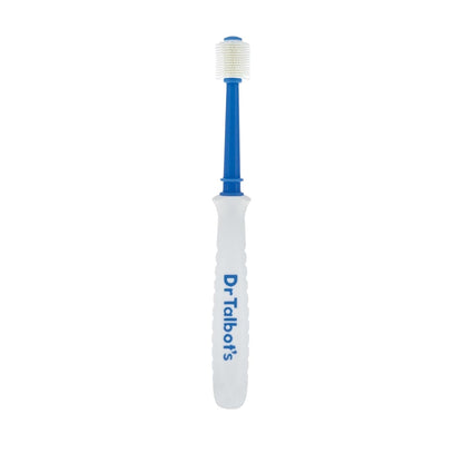 Dr. Talbot's 360° Baby Toothbrush Set, Soft Bristles (Blue & Green) - Pack of 2