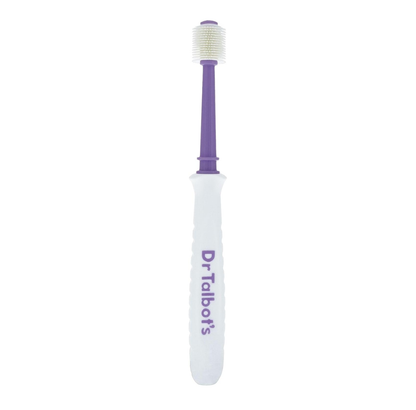 Dr. Talbot's 360° Baby Toothbrush Set, Soft Bristles (Purple & Pink) - Pack of 2
