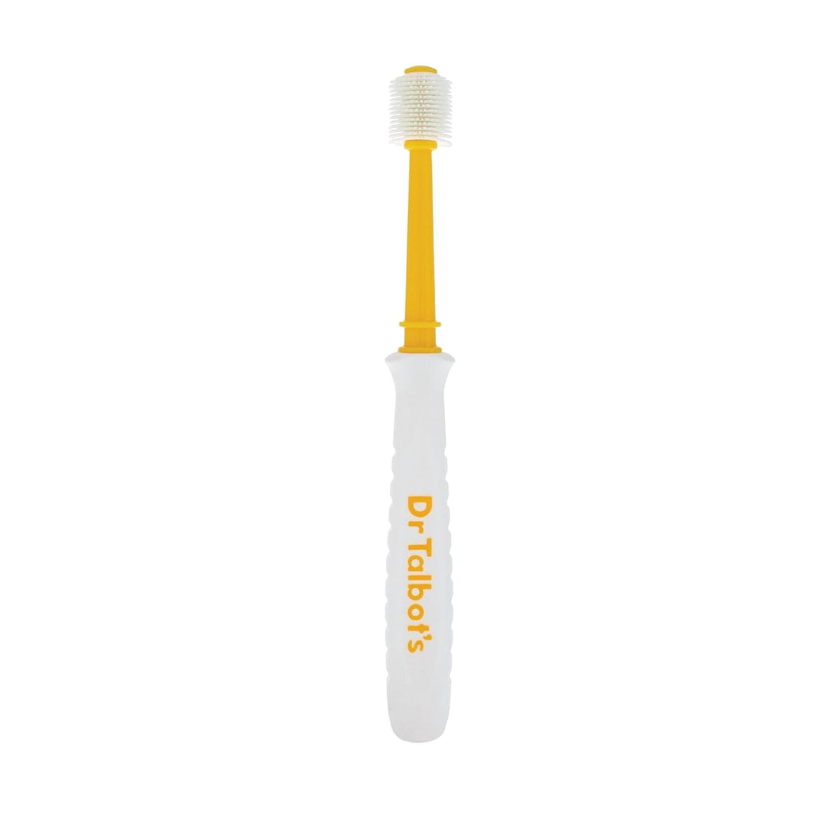 Dr. Talbot's 360° Baby Toothbrush Set, Soft Bristles (Aqua & Yellow) - Pack of 2