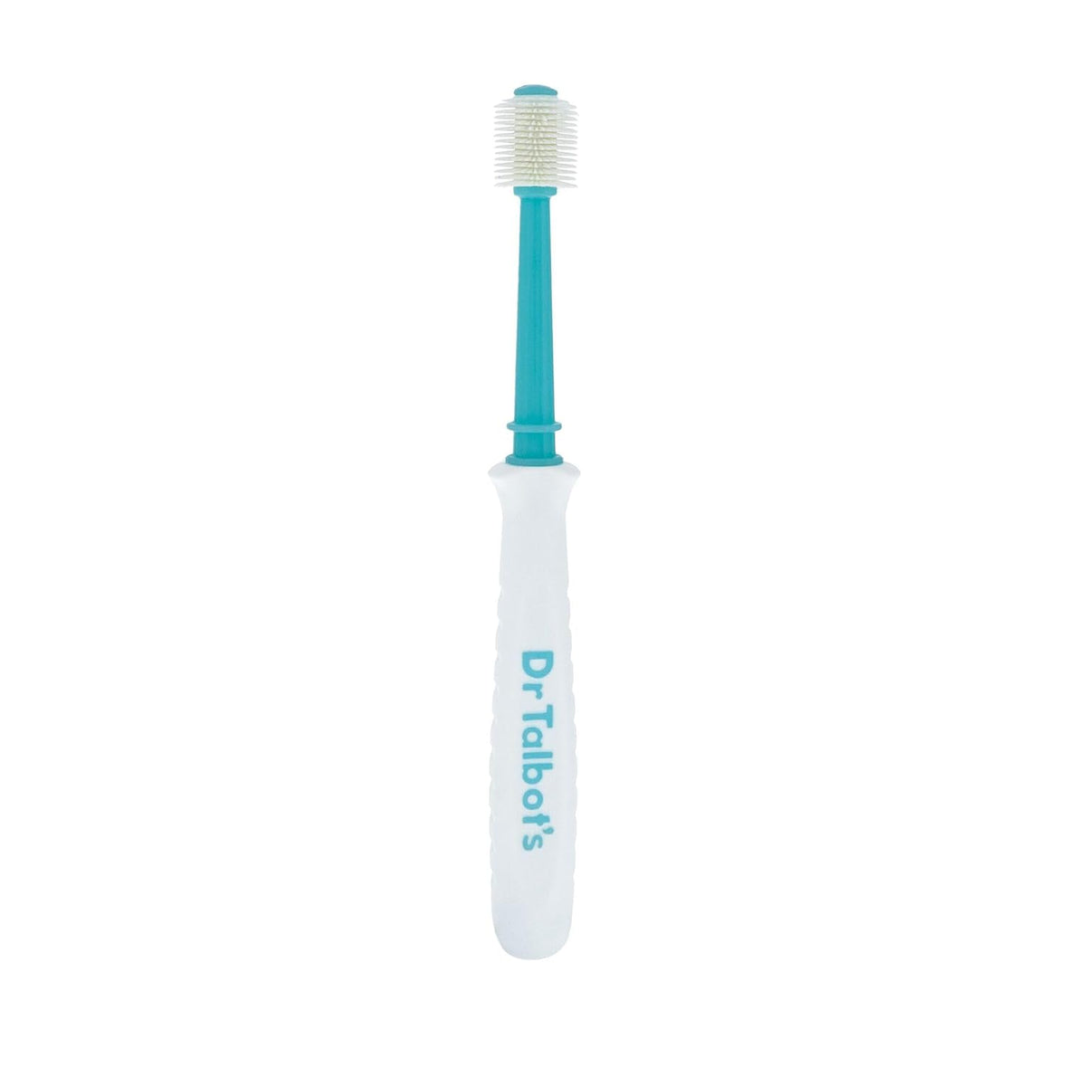 Dr. Talbot's 360° Baby Toothbrush Set, Soft Bristles (Aqua & Yellow) - Pack of 2