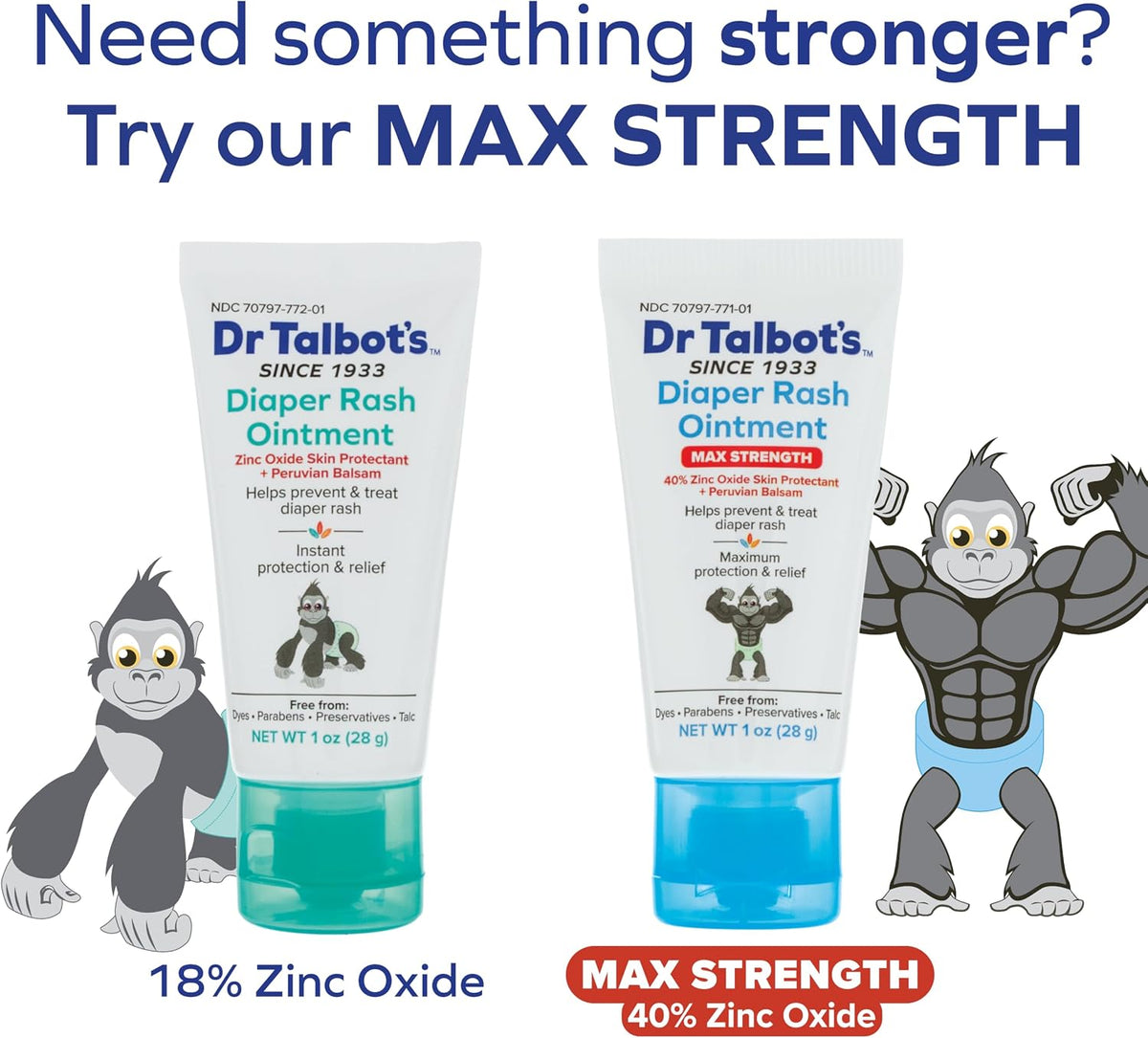 Dr. Talbot's Diaper Rash Ointment, Baby Skin Protection Cream